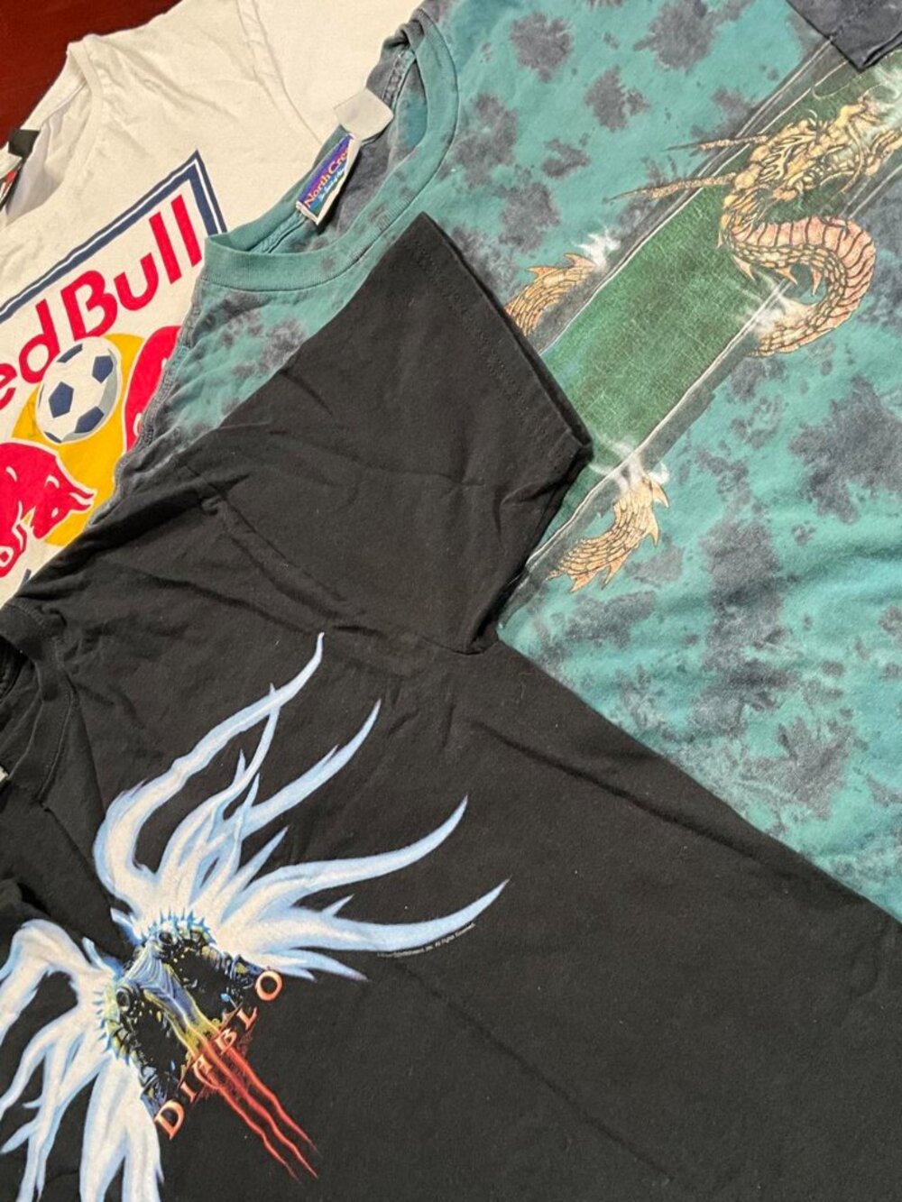 Mens VTG Graphic T-Shirt Streetwear Y2K GRAIL Bundle (Lot Medium)